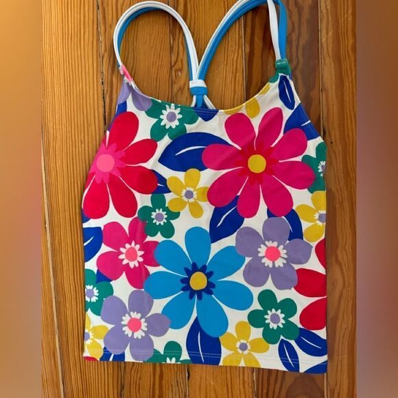Mini Boden Floral Swim Top - Picture 1 of 3